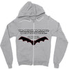 fear bats Zipper Hoodie