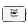 dreaming about pumpkin spice hayrides footbal falling leaves family ti Laptop sleeve