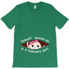 February Peeking Out Baby Girl T-Shirt