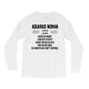 Aquarius Woman Long Sleeve Shirts
