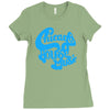 chicago house music Ladies Fitted T-Shirt