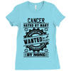 Cancer Hated By Many Wanted By Plenty Ladies Fitted T-Shirt