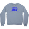 funny t shirt alcohol tobacco firearms who's bringing the chips tee Crewneck Sweatshirt