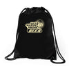 save water drink beer Drawstring Bags