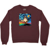 Totoro Van Gogh Parody Crewneck Sweatshirt
