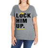 Lock Him Up Ladies Curvy T-Shirt