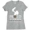 proud Autism  mom Ladies Fitted T-Shirt