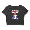 nuke the whales funny Crop Top