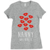 nanny was here Ladies Fitted T-Shirt