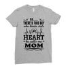 There's This Boy Who Stole My Heart He Calls Me Mom Ladies Fitted T-Shirt