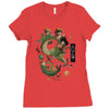 dragon freedom Ladies Fitted T-Shirt