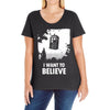 i want to believe Ladies Curvy T-Shirt