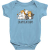 crazy cat lady Baby Bodysuit