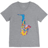sax addict saxophone V-Neck Tee