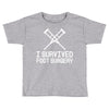 I Survived Foot Surgery Toddler T-shirt