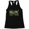 dinosaur attack Racerback Tank