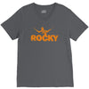 new rocky balboa stallone dark blue logo movie V-Neck Tee