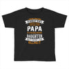 Super Cool Papa Of A Freaking Awesome Daughter Toddler T-shirt