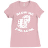 blow me for luck casino Ladies Fitted T-Shirt