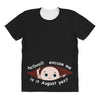 August Peeking Out Baby Boy All Over Women's T-shirt