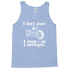 i don`t snore! i dream i am a motorcycle Tank Top