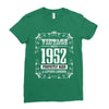 vintage made in 1952 perfectly aged a living legend Ladies Fitted T-Shirt
