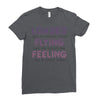 loaded like a freight train flying like an aeroplane feeling like a sp Ladies Fitted T-Shirt