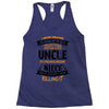 Super Cool Uncle Of A Freaking Awesome Niece Racerback Tank