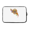 women's sugar skull purple Laptop sleeve