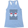 ugly santa noel Racerback Tank