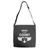who is the coon Adjustable Strap Totes