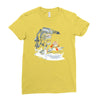 jurassic hoth Ladies Fitted T-Shirt