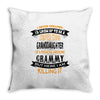 Super Cool Granddaughter Of A Freaking Awesome Grammy Throw Pillow