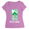 hello clarice Women's Triblend Scoop T-shirt