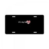its My Heart License Plate