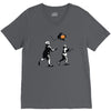 banksy kids play t.v. ball V-Neck Tee