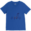 my heart beats for parrots V-Neck Tee