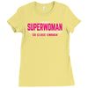 superwoman fighting diabetes Ladies Fitted T-Shirt