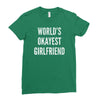 world's okayest girlfriend Ladies Fitted T-Shirt