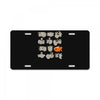 fisheye lens License Plate
