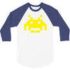uomo 4 space invaders anni80 vintage videogames 3/4 Sleeve Shirt