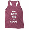 bow ties are cool Racerback Tank