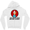 velvet duck Zipper Hoodie