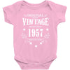 original parts vintage established 1957 perfectly aged Baby Bodysuit