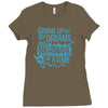 giving up on my dreams Ladies Fitted T-Shirt