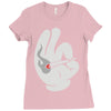 mickey mouse high pop Ladies Fitted T-Shirt
