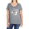 soft ass Ladies Curvy T-Shirt