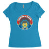 everything is awesome   mens funny lego Women's Triblend Scoop T-shirt