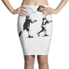 banksy kids play t.v. ball Pencil Skirts