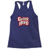 guitar hero logo Racerback Tank